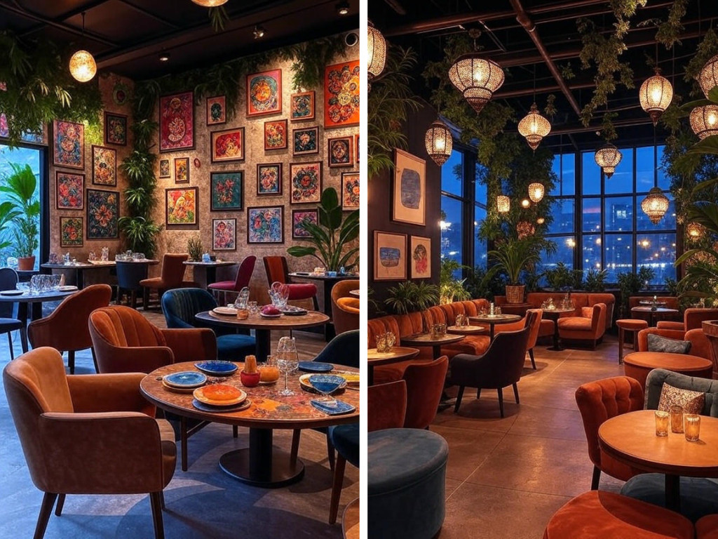 From Concept to Reality: Crafting a Signature Style for Delhi NCR’s Trendy Eateries 5 Best interior Designers