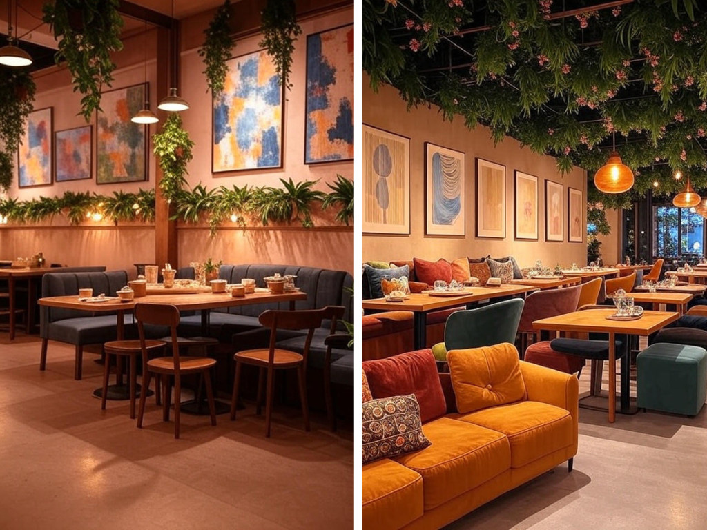 From Concept to Reality: Crafting a Signature Style for Delhi NCR’s Trendy Eateries 1 Best interior Designers