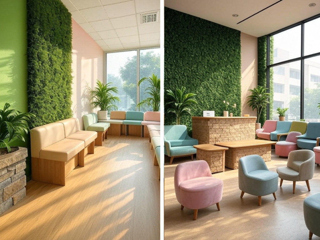 Top Clinic Interior Design Trends in Delhi NCR for 2025: Blending Functionality with Serenity 1 Best interior Designers