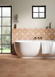 Terracotta tile flooring featured as a 2026 interior design trend