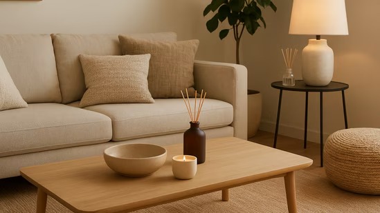 Warm-toned interior design reflecting a cozy 2026 design trend