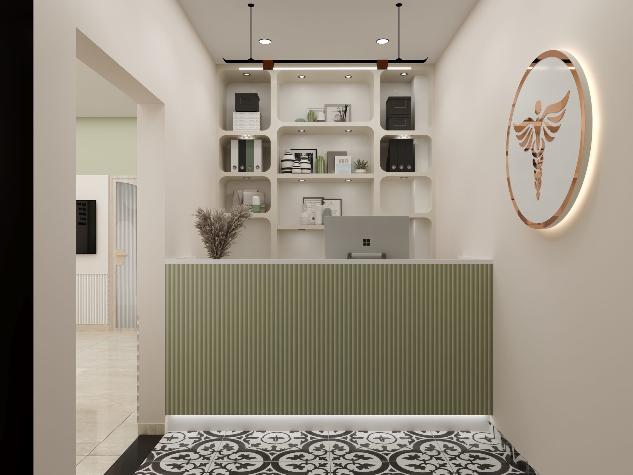Truederm Clinic by Dr Iftekhar interior design, a dermatology clinic interior project by Nail and Hammer