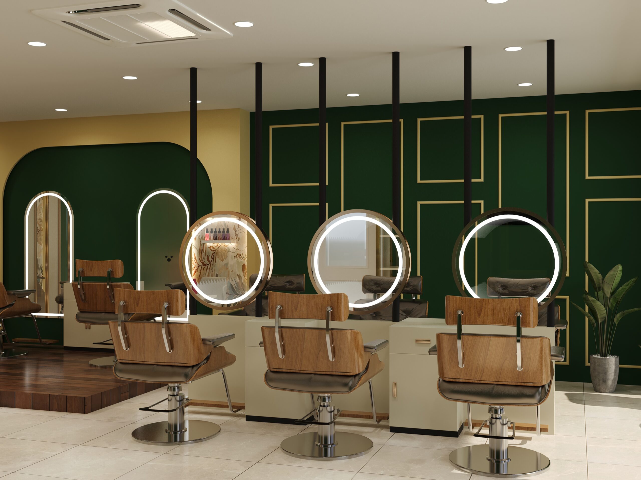 Vivosa Salon interior design by Nail and Hammer