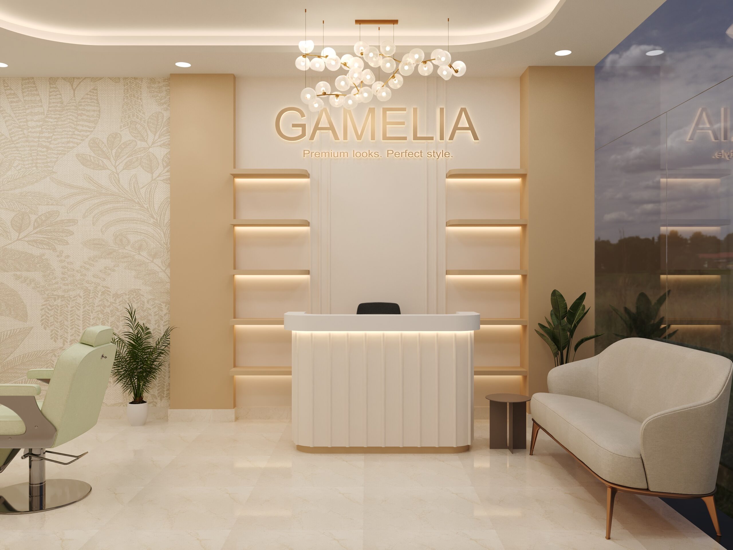 Gamelia Salon interior